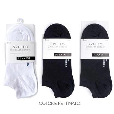 PEZZINI  MINICALZA COTONE 3 PEZZI