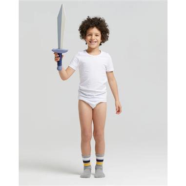 POMPEA MAGLIETTA MANICHE CORTE BAMBINI BIANCA