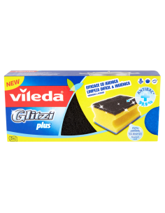 VILEDA GLITZI PLUS FIBRA NERA 2+1 04235