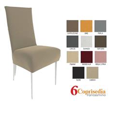 COPRI SEDIA FANTASMINO BIANCO 6 PEZZI