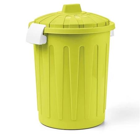 BIDONE BIG BIN 50 LT CON COPERCHIO CHIUSURA ERMETICA GIALLO