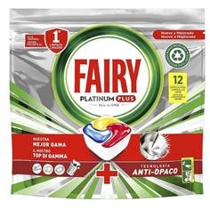 FAIRY PLATINUM PLUS ALL IN ONE LIMONE 12 PEZZI 