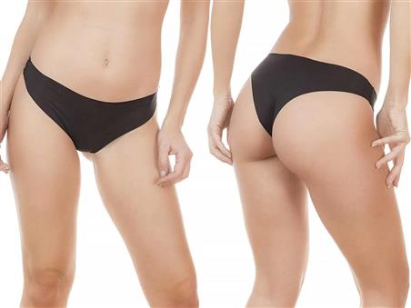 JADEA SLIP DONNA 8000 TAGLIO LASER NERO 