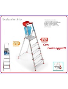 SCALA ALL SCAB 3+1 GR CON PORTAOGGETTI